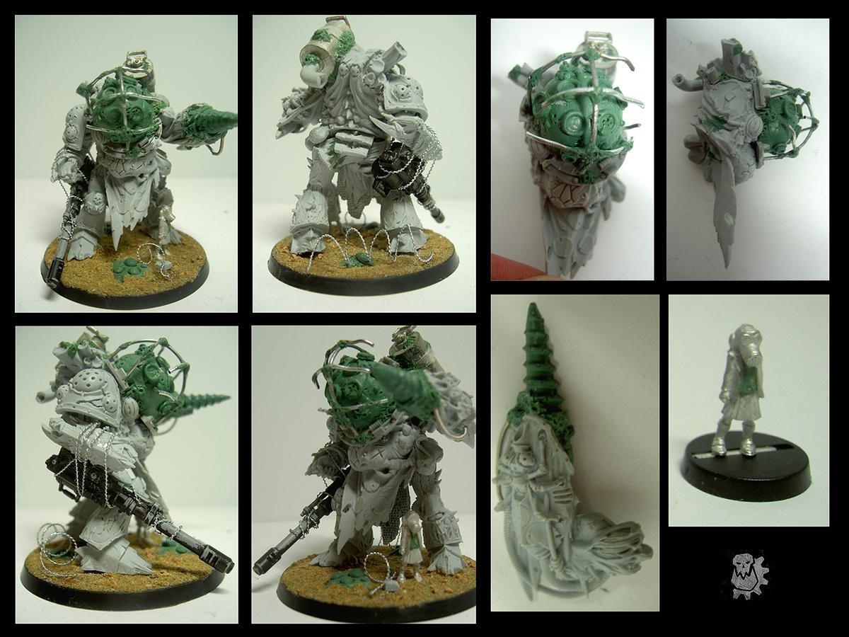 Big Daddy, Bioshock, Chaos, Daemon Prince, Nurgle - WIP: Granddaddy ...